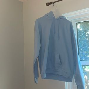 Light blue hoodie